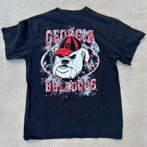 Men’s Guy Harvey Georgia Bulldogs black shirt size Large t-shirt
